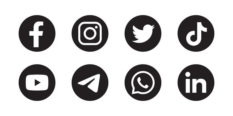 Social media logos